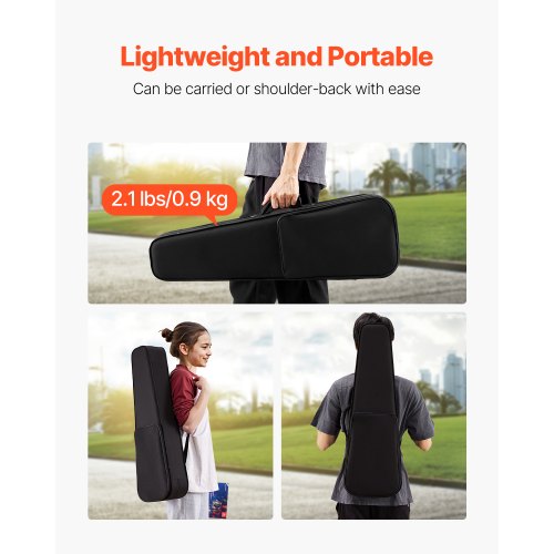 44 Full Size Violin Case Nylon Waterproof Lightweight Portable Travel
