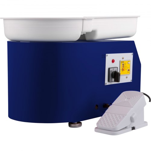 Pottery Wheel 28cm Pottery Forming Machine with Detachable Basin Foot Pedal