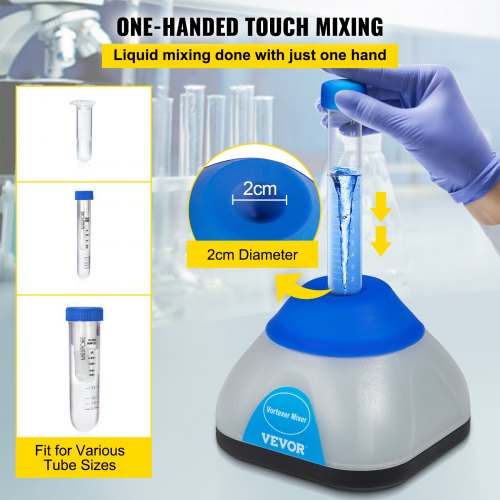 Vortex Mixer 3000rpm Mini Vortex Mixer Shaker Touch Function Scientific