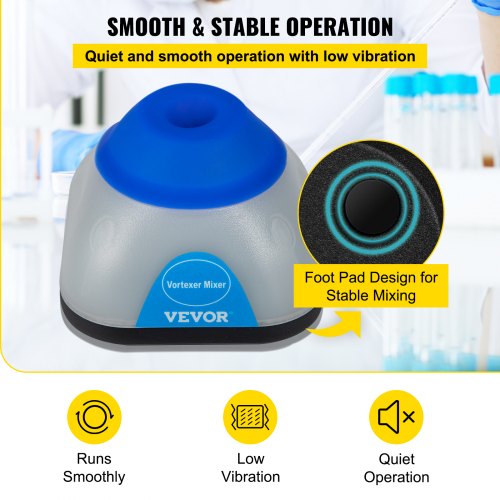 Vortex Mixer 3000rpm Mini Vortex Mixer Shaker Touch Function Scientific