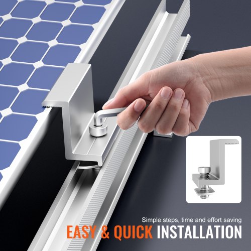 Solar Panel Mounting Brackets Solar Panel Mount Kit with 10 x 4 Mini