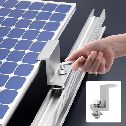 Solar Panel Mounting Brackets Solar Panel Mount Kit with 10 x 4 Mini