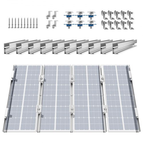 Solar Panel Mounting Brackets Solar Panel Mount Kit with 10 x 4 Mini