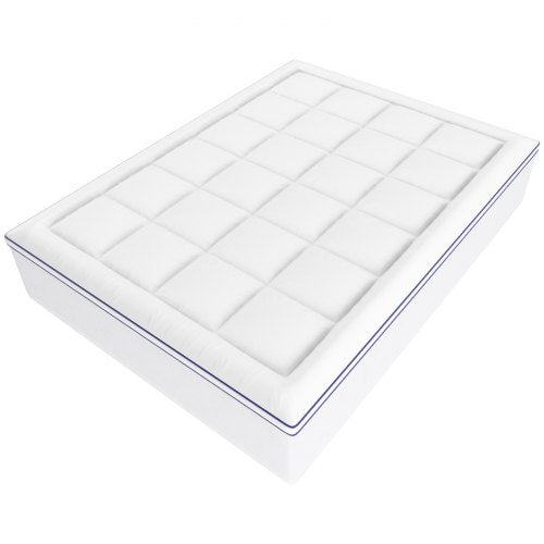 Mattress Topper Queen Size 1 Thickness Fiber Fill Pad with Detachable