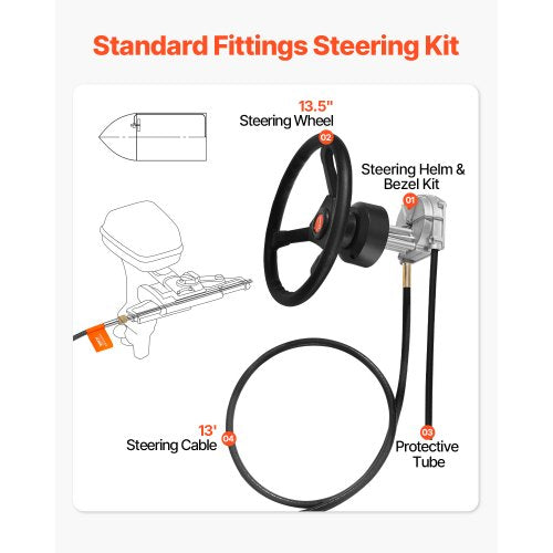 Outboard Steering System 13 Outboard Rotary Steering System 13 Feet Boat