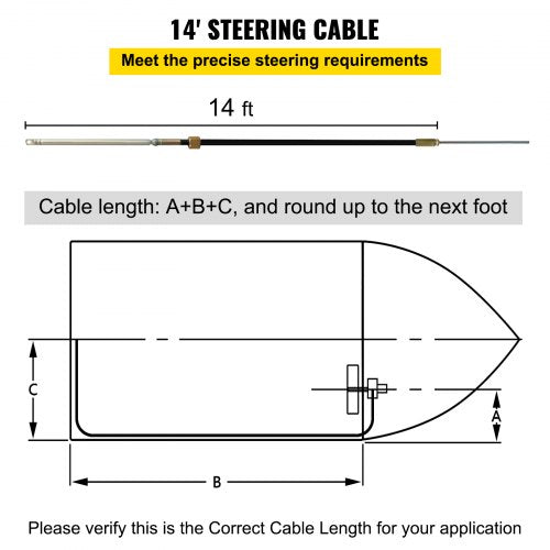 Boat Steering System Outboard Steering Kit with Boat Steering Control Cable