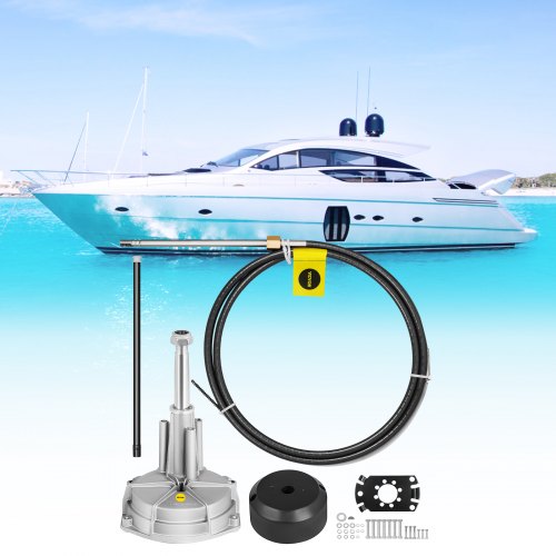 Boat Steering System Outboard Steering Kit with Boat Steering Control Cable