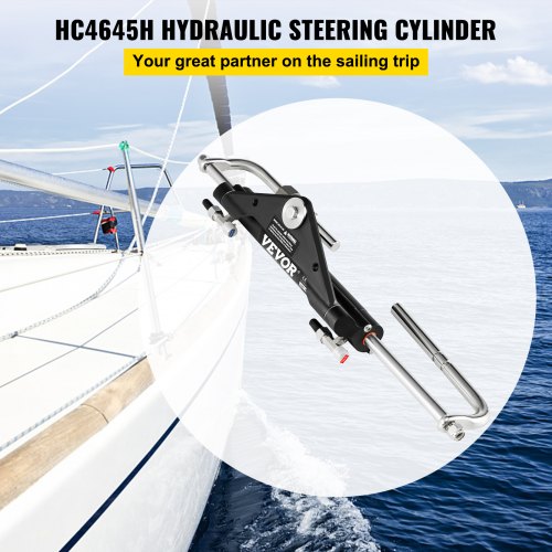 Hydraulic Steering Cylinder HC4645H Front Mount Hydraulic Outboard Marine