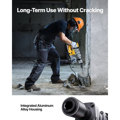 Demolition Jack Hammer 1400W Electric Jackhammer Heavy Duty 2900 BPM Jack
