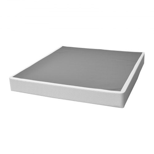Box Spring King Size Bed Frame with Washable Fabric Cloth Heavy Duty Metal