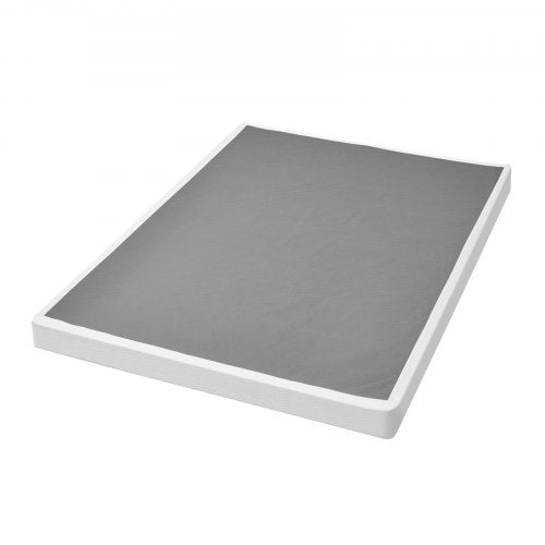 Box Spring Queen Size Bed Frame with Washable Fabric Cloth Heavy Duty