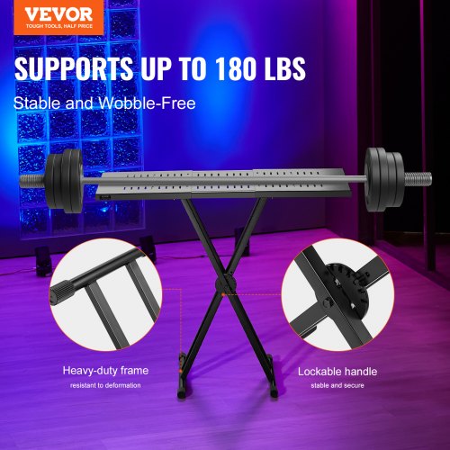DJ Table Stand 3243 x 18 Portable DJ Laptop and Controller Stand