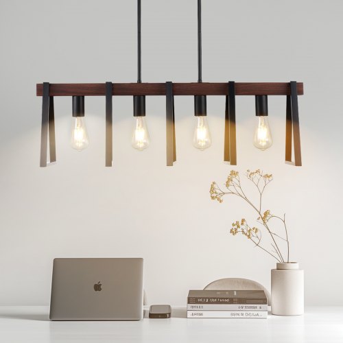 4Light Kitchen Island Pendant Lights 60W Adjustable Dining Room Light E26