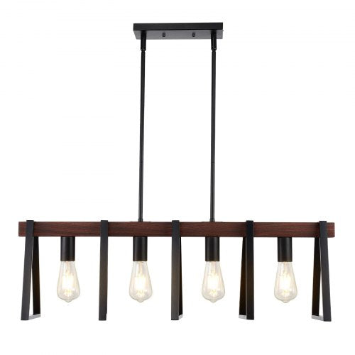 4Light Kitchen Island Pendant Lights 60W Adjustable Dining Room Light E26