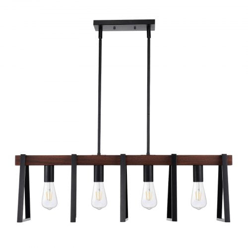 4Light Kitchen Island Pendant Lights 60W Adjustable Dining Room Light E26