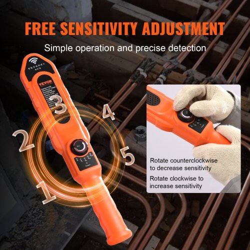 Pipe Locators 100ft30m PVC Pipe Locators Underground IP67 Waterproof Pipe