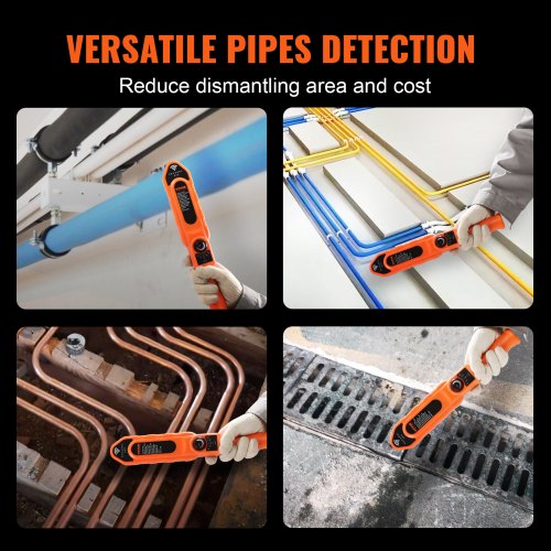 Pipe Locators 100ft30m PVC Pipe Locators Underground IP67 Waterproof Pipe