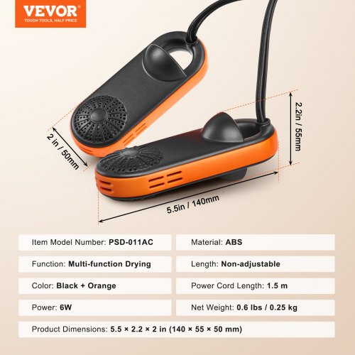 Portable Shoe Dryer Electric Boot Dryer Deodorized Boot WarmersDryer with Quick