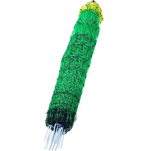 Electric Fence Netting 48 H x 168 L PE Net Fencing Kit with Posts