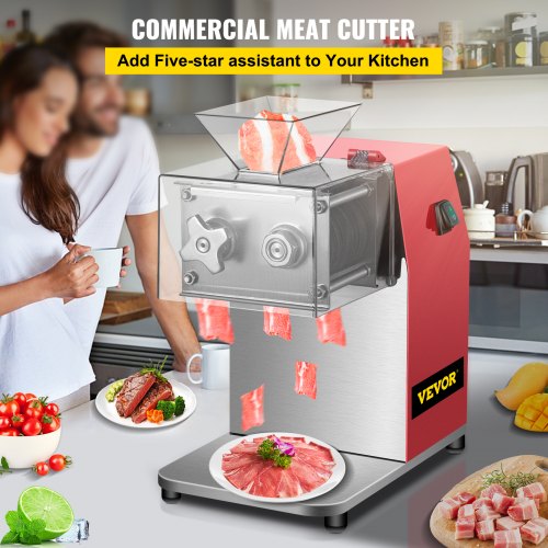Commercial Meat Cutting Machine 551 LbsH 850W Meat Shredding Machine