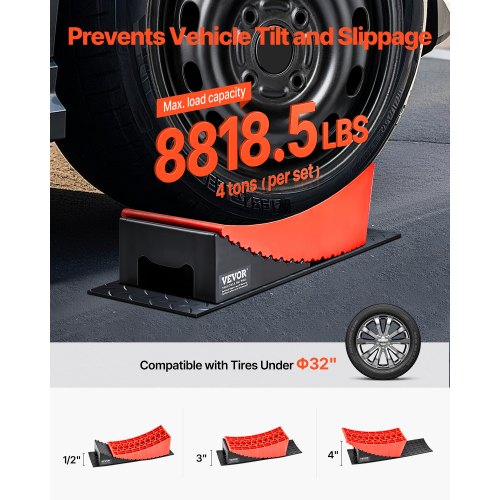 Camper Levelers 2 Pcs RV Leveling Blocks up to 8818.5lbs Camper Wheel