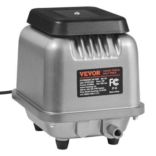 Linear Air Pump 109LMin Air Flow Septic Aerator Pump Aeration System for 12