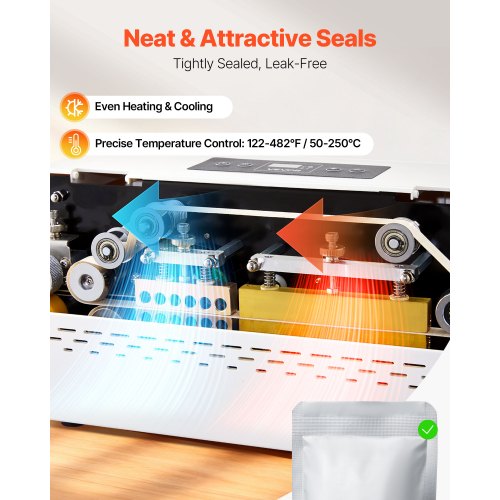 Continuous Sealing Machine 032047 In Seal Width Automatic Band Sealer With