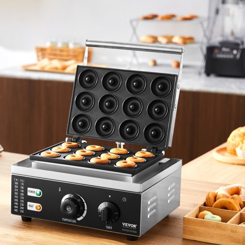 Electric Donut Maker 1550W Commercial Doughnut Machine with Nonstick