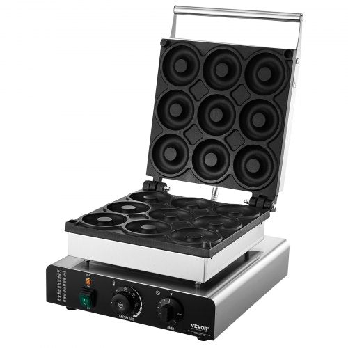 Electric Donut Maker 2000W Commercial Doughnut Machine with Nonstick