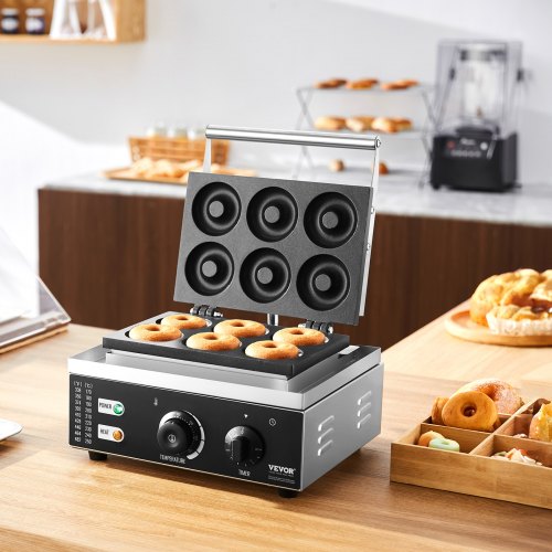 Electric Donut Maker 1550W Commercial Doughnut Machine with Nonstick