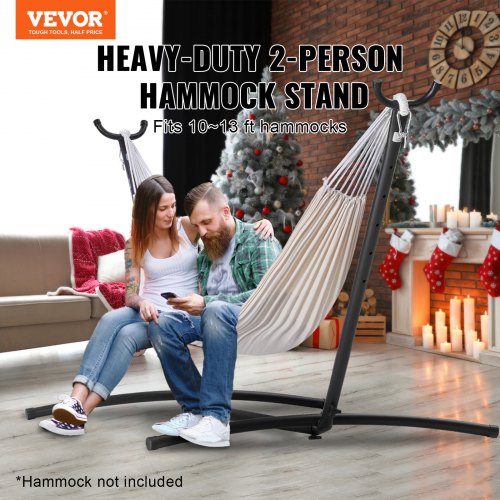 Portable Hammock Stand 450lbs Capacity Steel Hammock Stand for 2 Person
