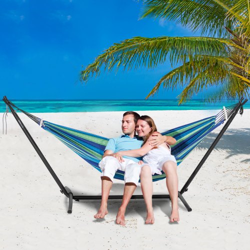 Portable Hammock Stand 450lbs Capacity Steel Hammock Stand for 2 Person