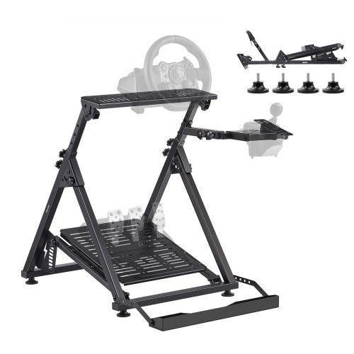 Racing Wheel Stand Adjustable Foldable Simulator Stand for Logitech G923