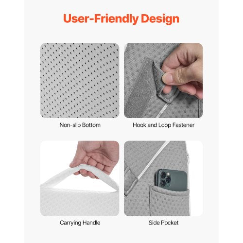 Bed Wedge Pillow for Sleeping 3 Pcs Adjustable Orthopedic Bed Wedge Set