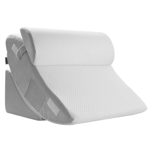 Wedge Pillow for Sleeping 4 Pcs Adjustable Orthopedic Bed Wedge Set