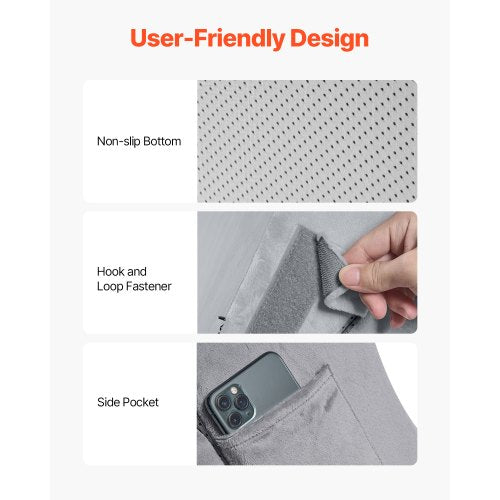 Wedge Pillow for Sleeping 4 Pcs Adjustable Orthopedic Bed Wedge Set