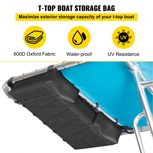 TTop Storage Bag for 6 Type II Life Jackets with a Boat Trash Bag 600D