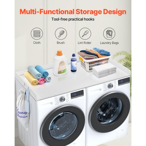 Washer Dryer Countertop 54 x 27 Wooden Washer and Dryer Countertop