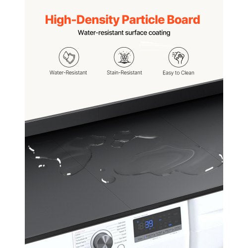 Washer Dryer Countertop with 3 Splicing Panels 54 x 27 Wooden Washer and Dryer