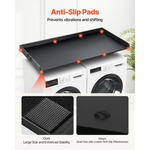 Washer Dryer Countertop with 3 Splicing Panels 54 x 27 Wooden Washer and Dryer