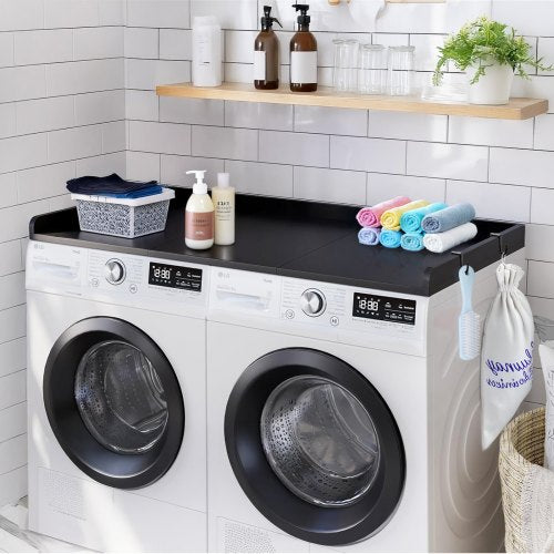 Washer Dryer Countertop with 3 Splicing Panels 54 x 27 Wooden Washer and Dryer