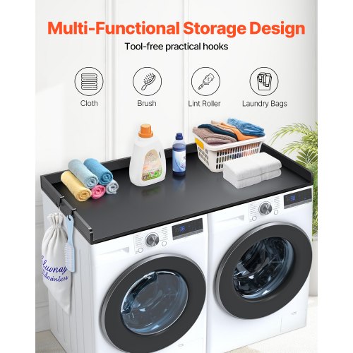 Washer Dryer Countertop 54 x 27 Wooden Washer and Dryer Countertop