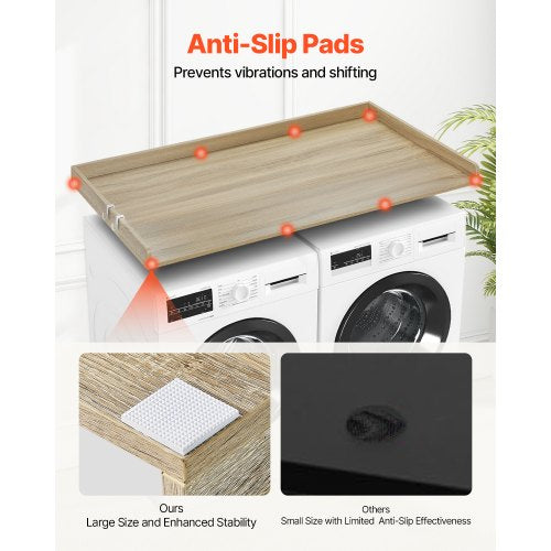 Washer Dryer Countertop 54 x 27 Wooden Washer and Dryer Countertop