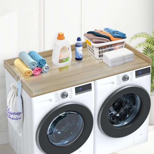 Washer Dryer Countertop 54 x 27 Wooden Washer and Dryer Countertop