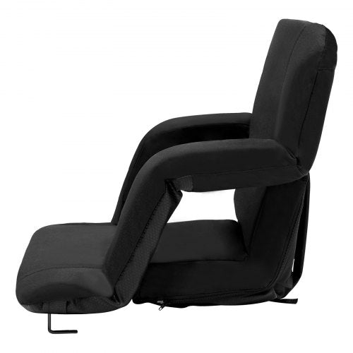 Stadium Seat with Back Support Wide Bleacher Seat Back Folding Padded