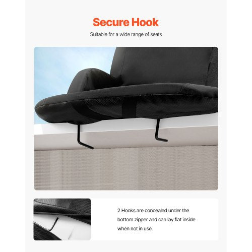 Stadium Seat with Back Support Wide Bleacher Seat Backs Folding Padded