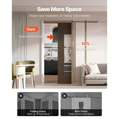 Pocket Door Frame Kit for 2430 in Wide 80 in High Door Pocket Door Kit
