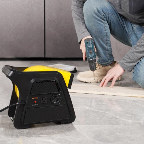 Pivoting Utility Fan 600 CFM High Velocity Floor Blower for Drying
