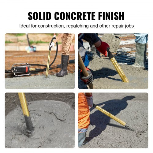 Electric Concrete Vibrator 1300W 16000 VPM 2HP Copper Motor Handheld