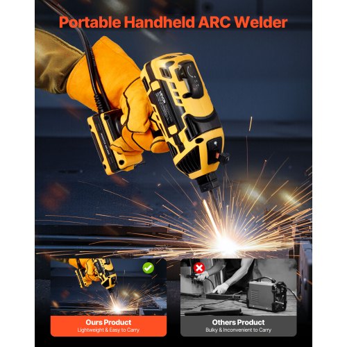 Portable Handheld Welding Machine 20140A Portable ARC Welder with 5Level